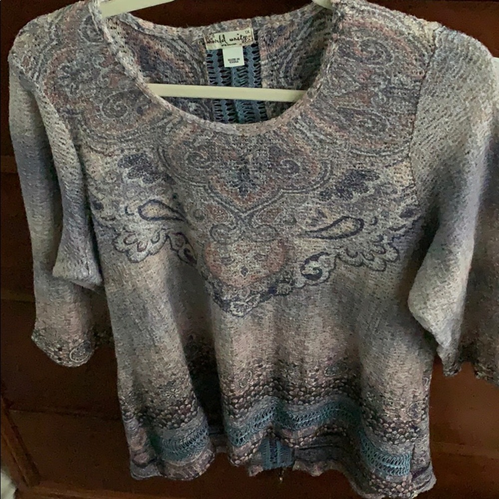 Women’s Top 3/4 Sleeve Size 1x